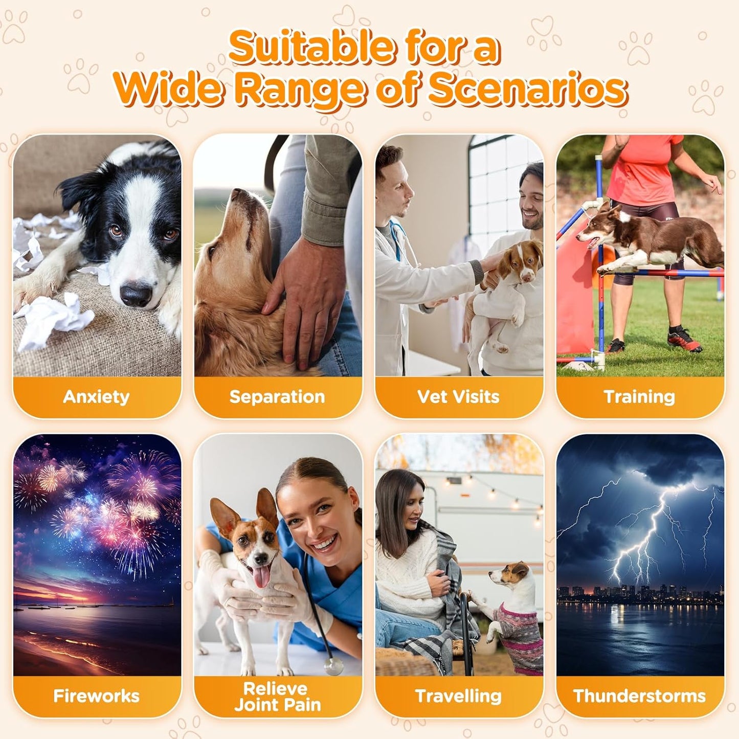 Dog Calming Chews 100 Count Large Particle,Anxiety Relief Treats for Dogs,Sleeping Aid Supplement,Aid with Separation, Barking, Stress Relief, Thunderstorms 100% Natural Ingredients,Chicken Flavor