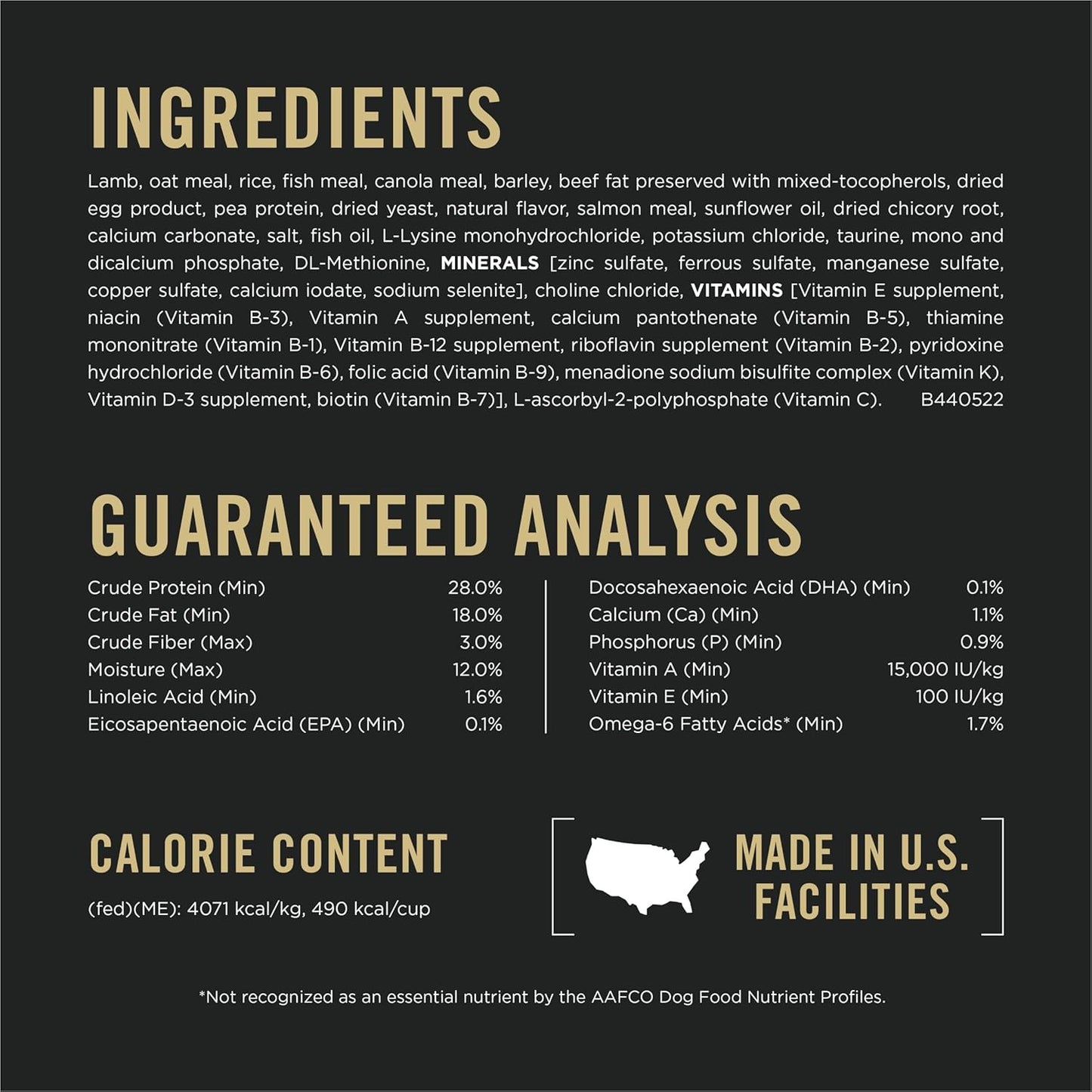 Purina Pro Plan Sensitive Skin and Stomach Puppy Food Lamb and Oat Meal Formula - 4 lb. Bag