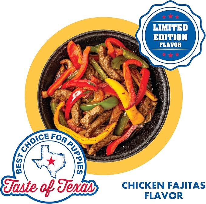 N-Bone Puppy Teething Rings Taste of Texas Chicken Fajitas Flavor 3 Count