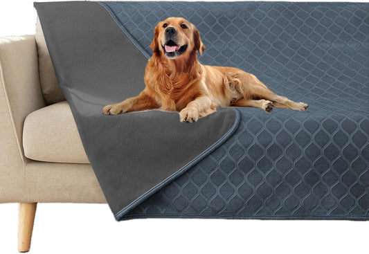 fuguitex Waterproof Dog Blanket Bed Cover Dog Crystal Velvet Moroccan Fuzzy Cozy Plush Pet Blanket Throw Blanket for Couch Sofa