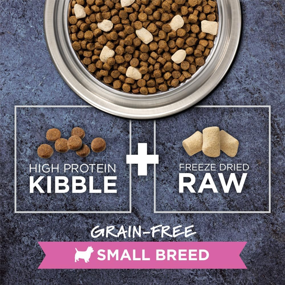 Instinct Raw Boost Small Breed, Natural Dry Dog Food with Freeze Dried Pieces, High Protein, Grain Free Recipe - Real Chicken, 4 lb. Bag