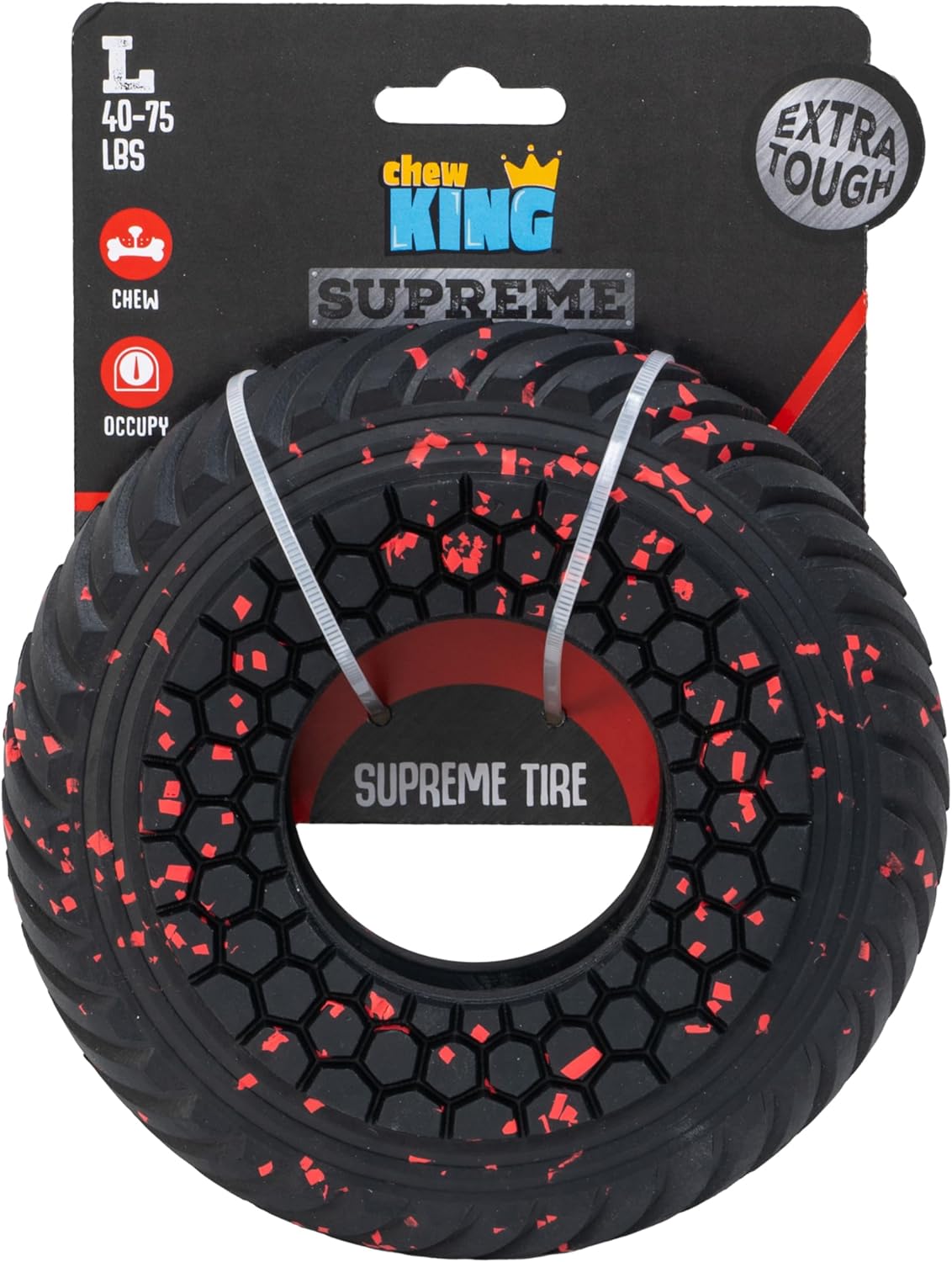 Chew King Supreme Dog Toy Collection, Medium Supreme Ring