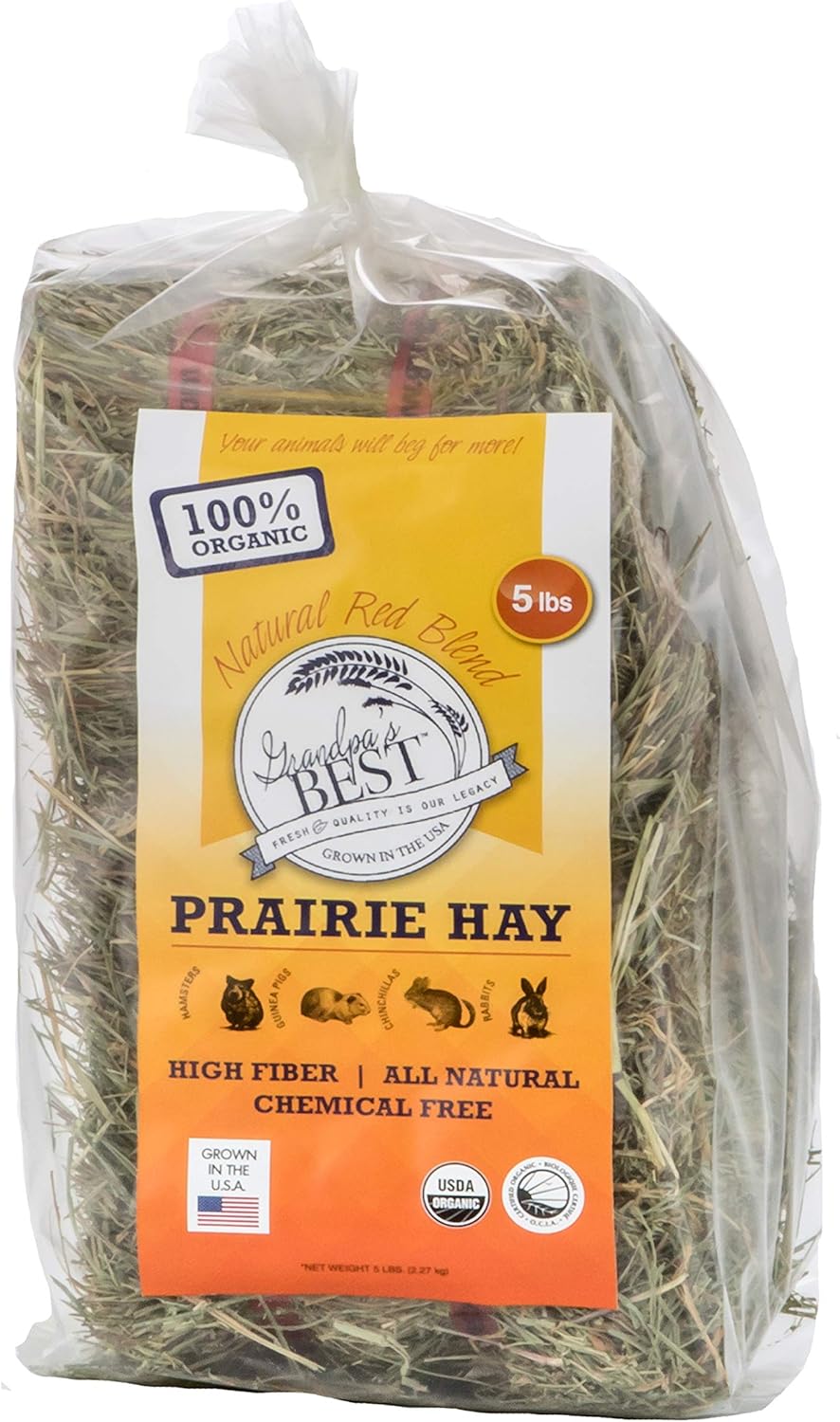 Grandpa's Best Prairie Hay Bale, 5 lbs