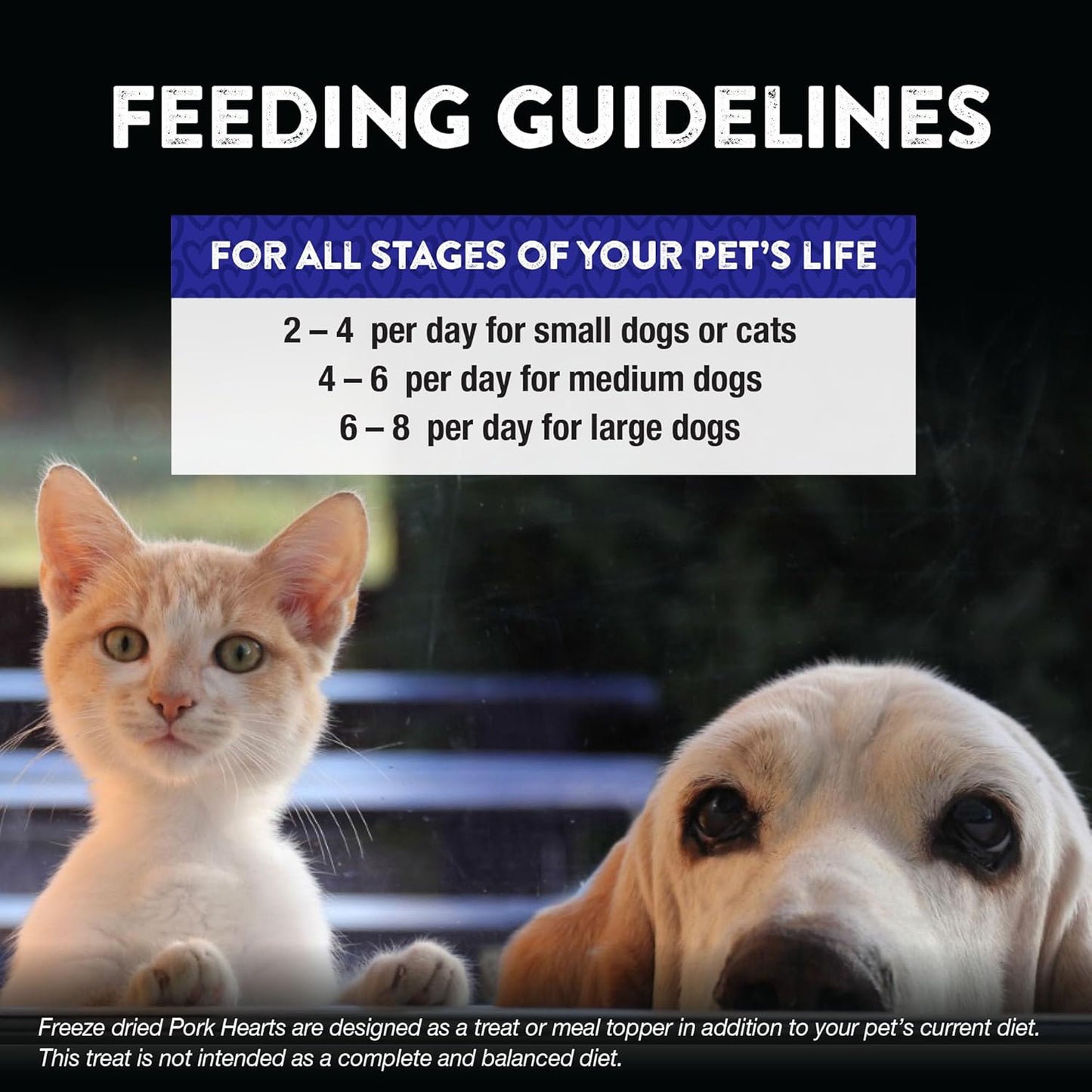 Northwest Naturals Raw Rewards Freeze-Dried Pork Heart Treats for Dogs and Cats - Bite-Sized Pieces - Healthy, 1 Ingredient, Human Grade Ingredients, All Natural, Made in USA, 10 Oz (Pack of 3)