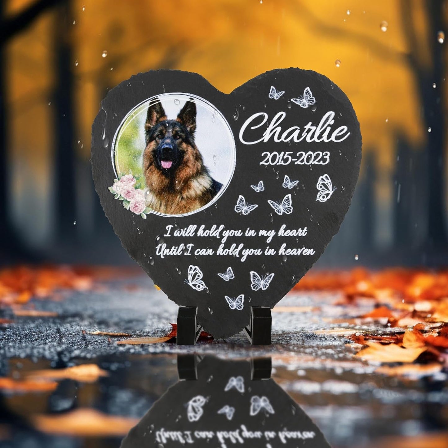 ODB Dog Memorial Gifts for Loss of Dog, Dog Memorial Stone, Pet Memorial Gifts, Pet Loss Gifts, Pet Memorial Stones, Cemetery Decorations for Grave, Cat Memorial Gifts, Gifts for Cat Lovers (Style 4)
