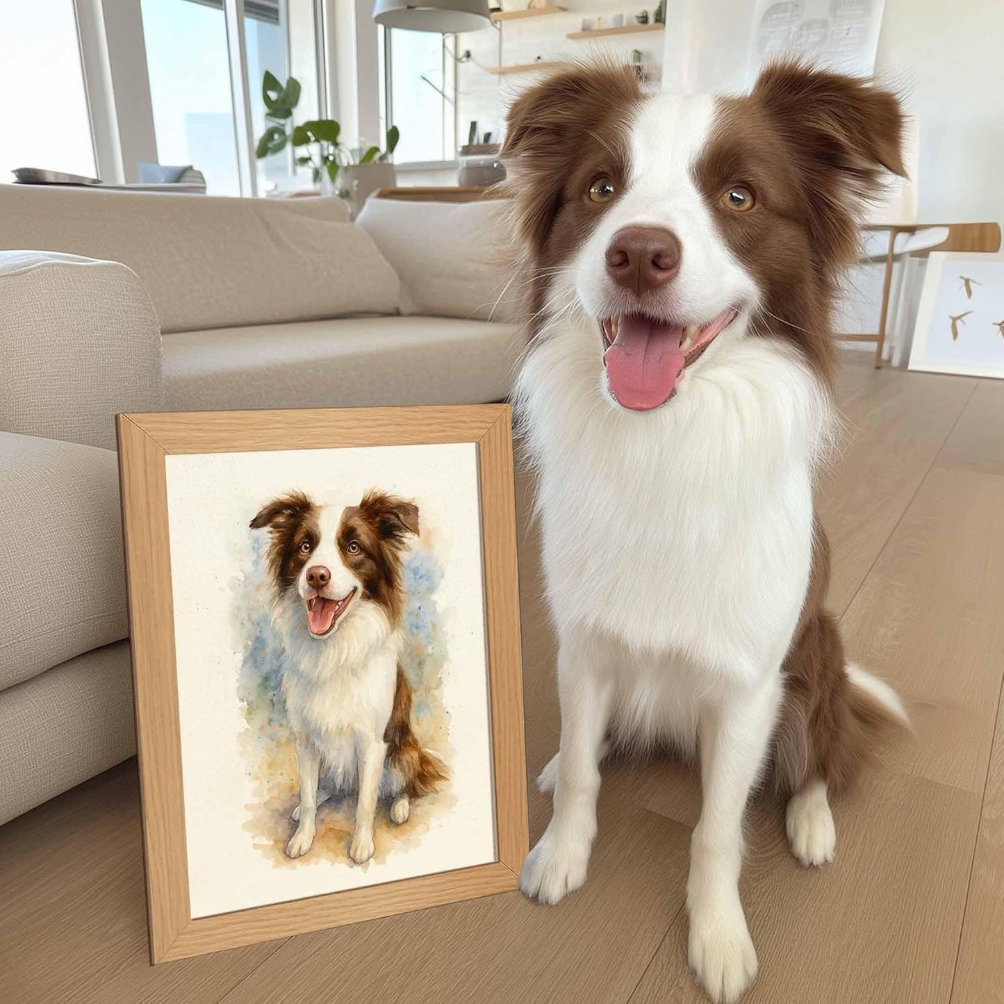 Personalized Pet Portrait on Wood – Custom Pet Portrait from Photo, Wooden Pet Memorial Keepsake, Pet Loss Sympathy Gift, Gift for Pet Lovers