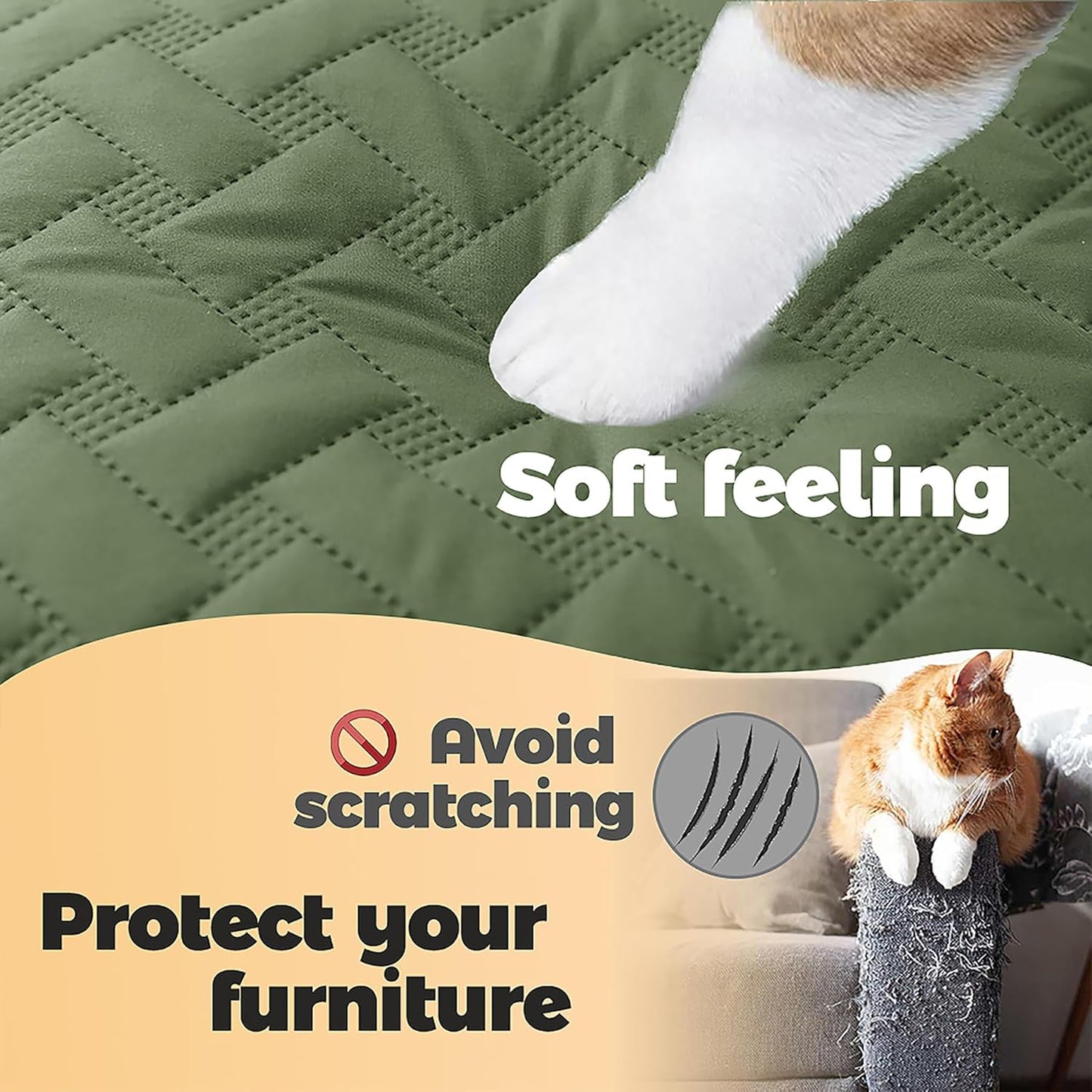 gogobunny 100% Double Sided Waterproof Dog Blanket Soft Pet Bed Cover Reversible Protect Furniture Couch Sofa Car for Puppy Cat Kids (Dark Green/Light Green, 40x50 Inch (Pack of 1))