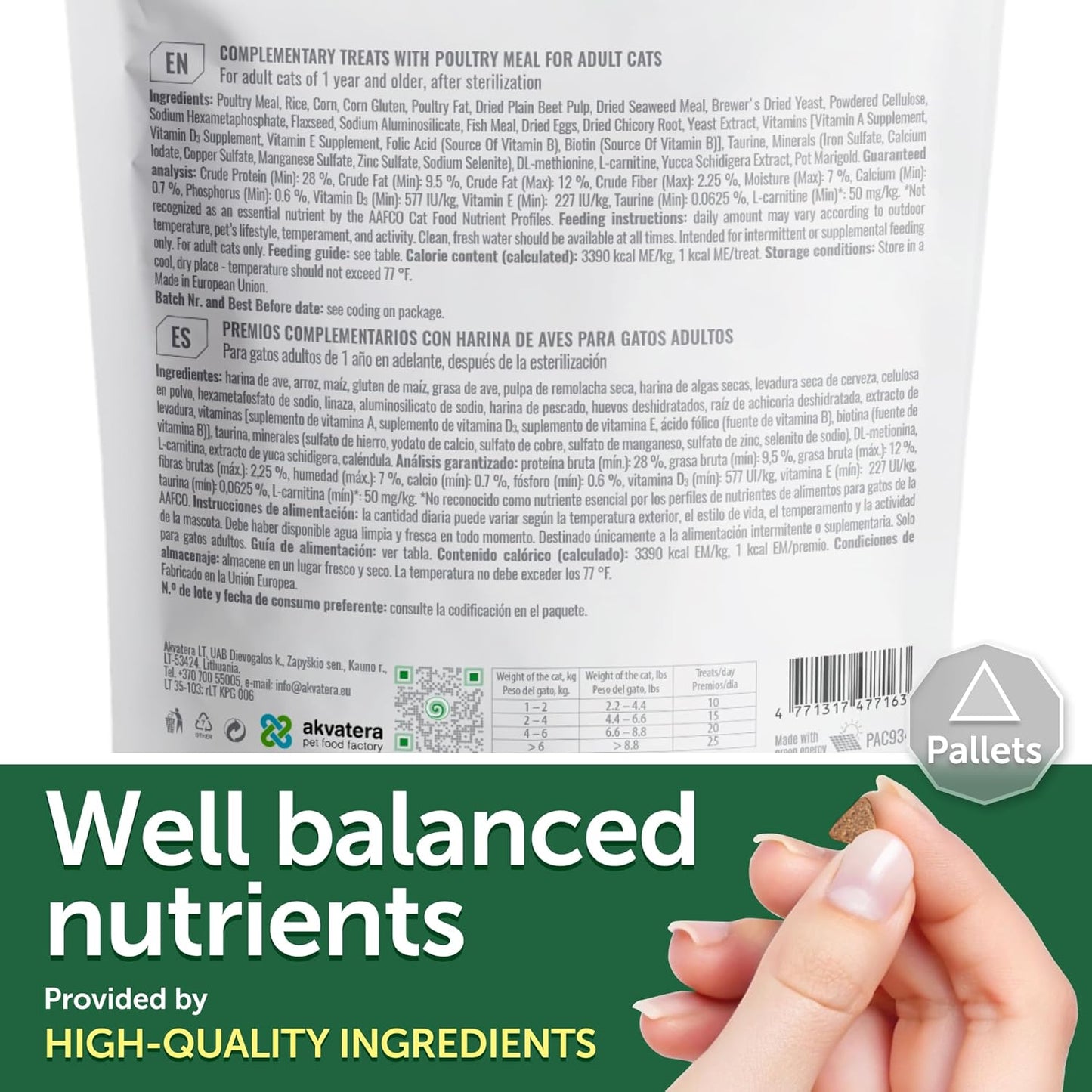 Nature's Protection Superior Care Sterilised Cats Treats with Poultry for Adult Cats 2.64 oz