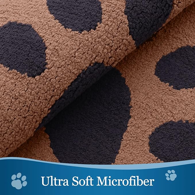 Buganda Dog Door Mat for Muddy Paws, Absorbent Dirt Trapper Washable Indoor Doormats, Non Slip Low-Profile Mud Mat for Dogs, Front Entrance Doormat for Inside Floor (30x20 Inches, Camel and Black)