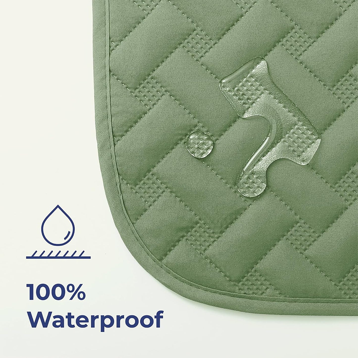 gogobunny 100% Double Sided Waterproof Dog Blanket Soft Pet Bed Cover Reversible Protect Furniture Couch Sofa Car for Puppy Cat Kids (Dark Green/Light Green, 30x30 Inch (Pack of 1))