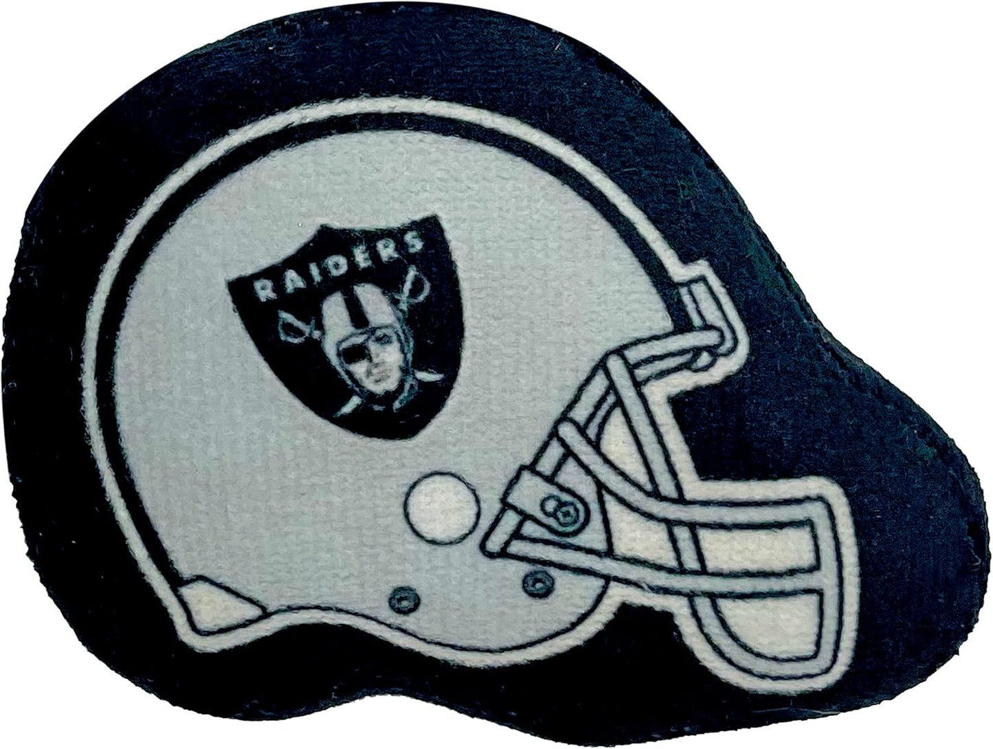 BEST PLUSH CAT TOY - NFL LAS VEGAS RAIDERS Complete Set of 3 piece Cat Toys filled with Fresh Catnip. Includes: 1 Helmet Cat Toy, 1 Football Cat Toy with Feathers & 1 Beer Bottle. Beautiful Team LOGOS