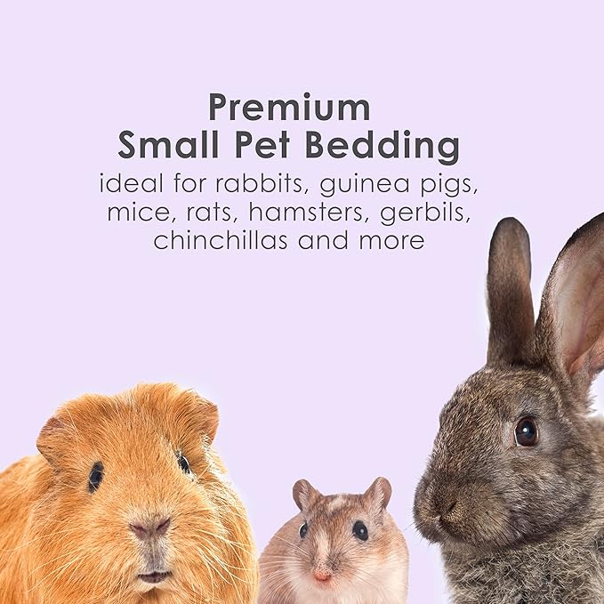 Kaytee Clean & Cozy Lavender Bedding For Pet Guinea Pigs, Rabbits, Hamsters, Gerbils, and Chinchillas, 49.2 Liters