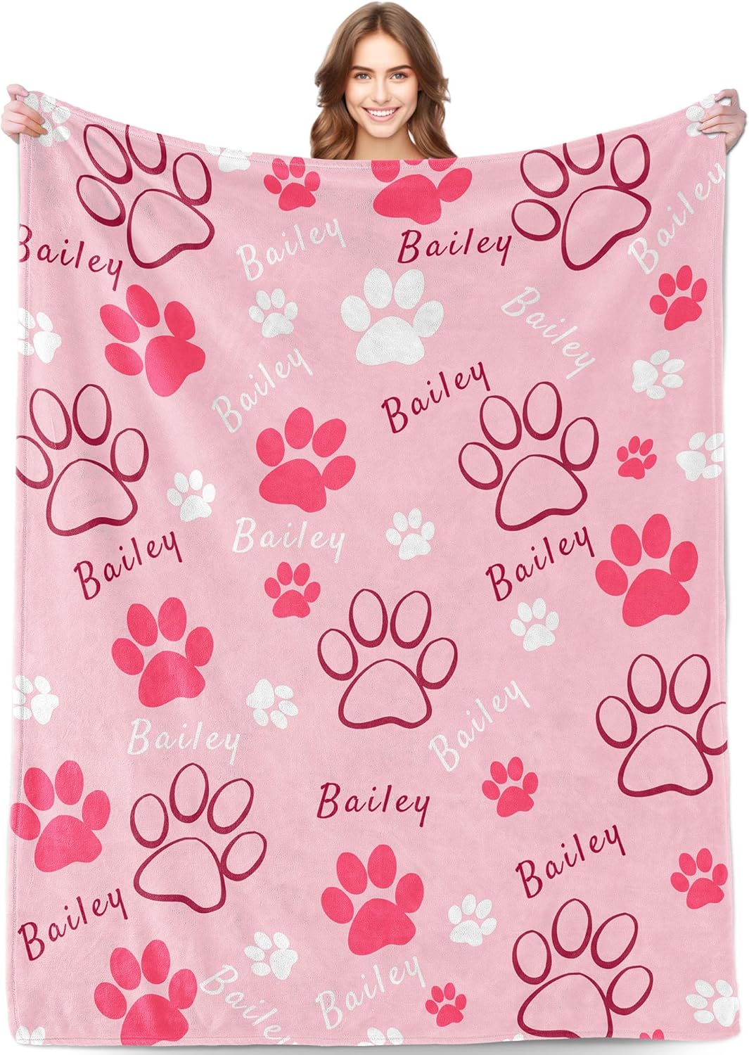 Funny DIY Personalized Pet Memorial Blanket Pet Memorial Gifts for Dogs Cats Loss of Dog Sympathy Gift Bereavement Remembrance Pets Loss Gifts Custom Dog Blanket with Name