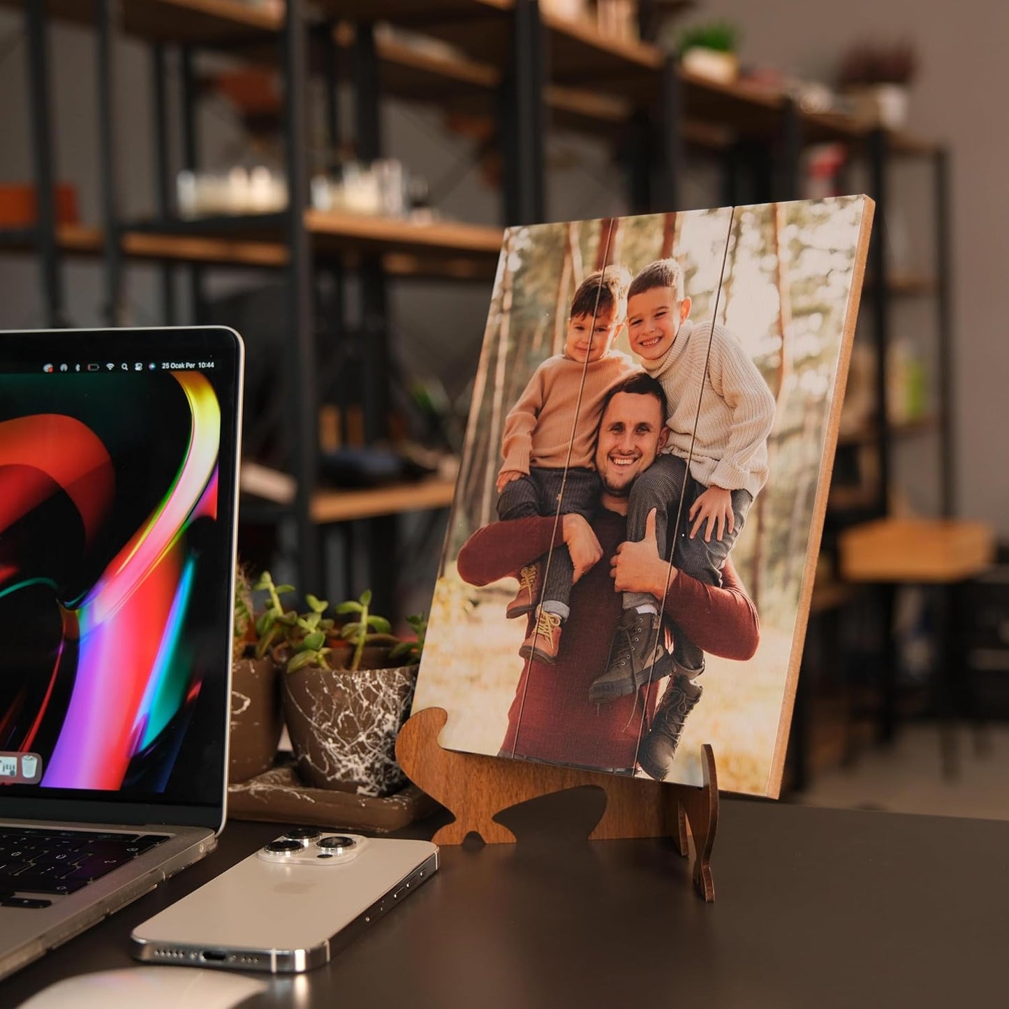 Personalized Wooden Photo Print from Your Picture, Custom Wood Wall Art for Home Decor, Wedding, or Christmas Gift for Couples, Handmade Custom Photo on Wood