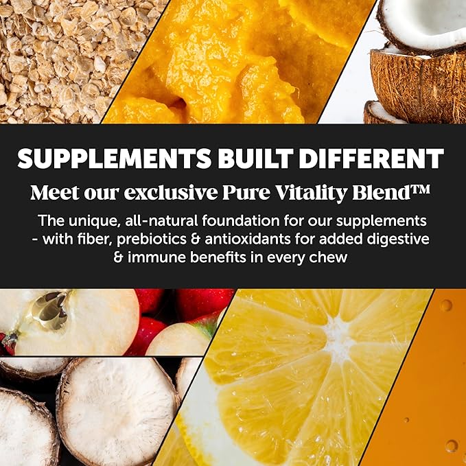 Allergy Skin Health - Allergy Itch Relief, Fish Oil for Dogs, Probiotics for Healthy Skin, Shiny Coats, Helps Reduce Normal Shedding, Soft Chews for Healthy Skin & Coat - 90 Ct (Salmon)