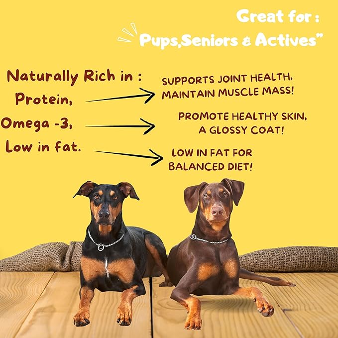 Beef Sausages Dog Treats, 100% Natural, 6" (5 Count) – Rawhide-Free, Long-Lasting Chews – Grass-Fed, High Protein, Single Ingredient, Grain-Free, Easily Digestible, Low Fat