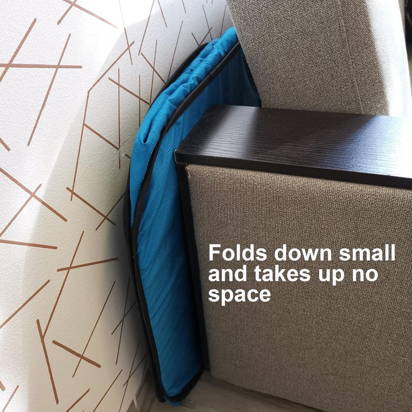 Grey Pet Dog Drying Box - Waterproof, Anti-Hair Flying, Portable Cat/Dog Cage Kennel - Foldable Cat Grooming House Dryer