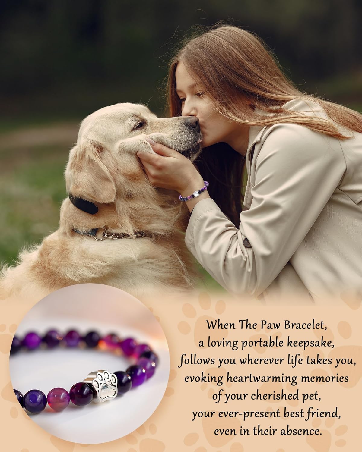 FYUKISS 𝗣𝗲𝘁 𝗠𝗲𝗺𝗼𝗿𝗶𝗮𝗹 𝗚𝗶𝗳𝘁𝘀 𝗳𝗼𝗿 𝗪𝗼𝗺𝗲𝗻/𝗠𝗲𝗻, Multiple Colors Available: Pink, Black, Mixed, Purple, Blue