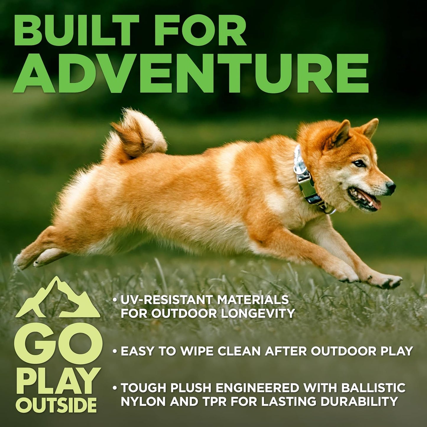 Dog Toys | Plush Toy Fish Bluegill Stuffed Animal for Dogs | Outdoor Toy - Easy to Clean and Made from Non Toxic Materials