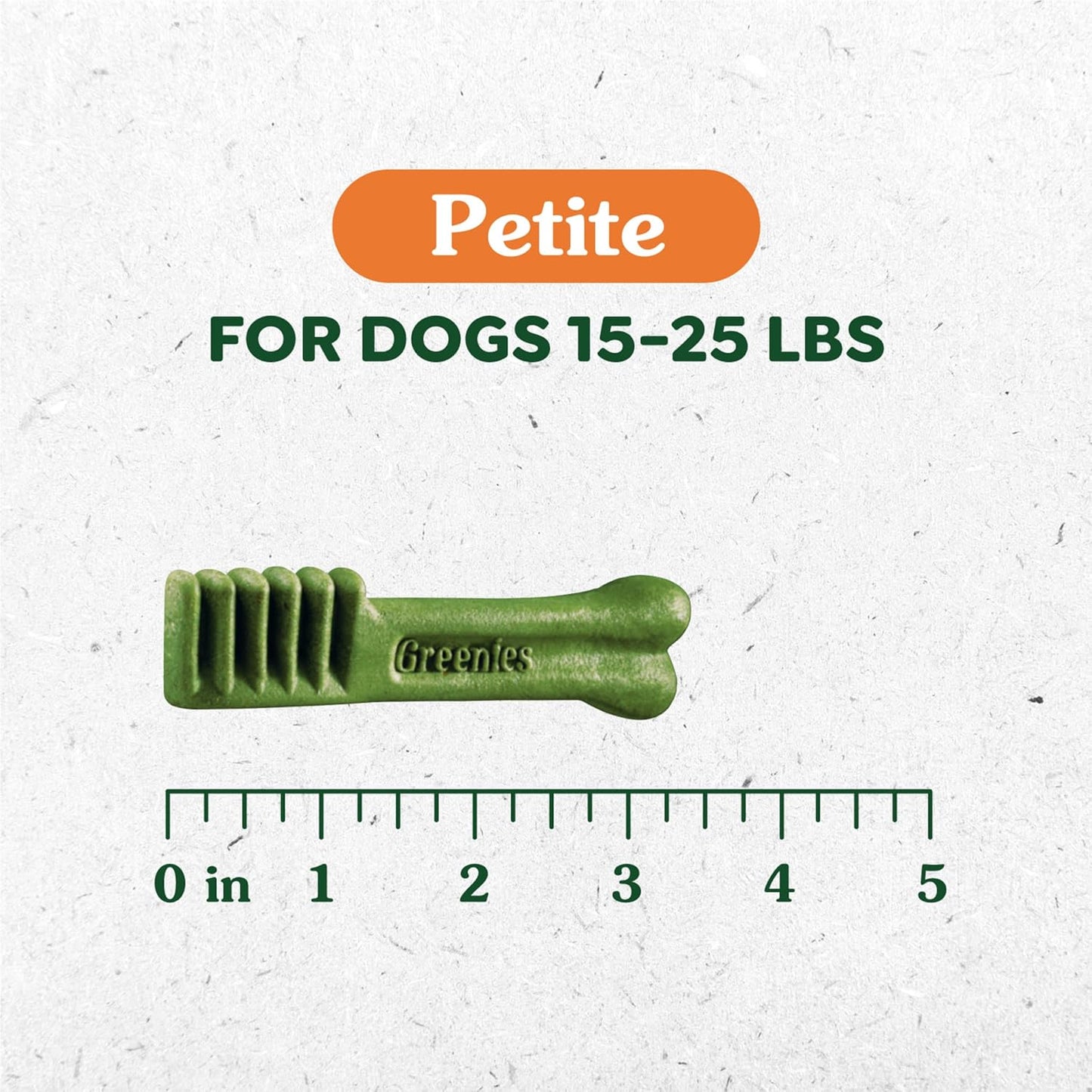 Greenies Original Petite Dental Dog Treats, 3 oz. Pack (5 Treats)