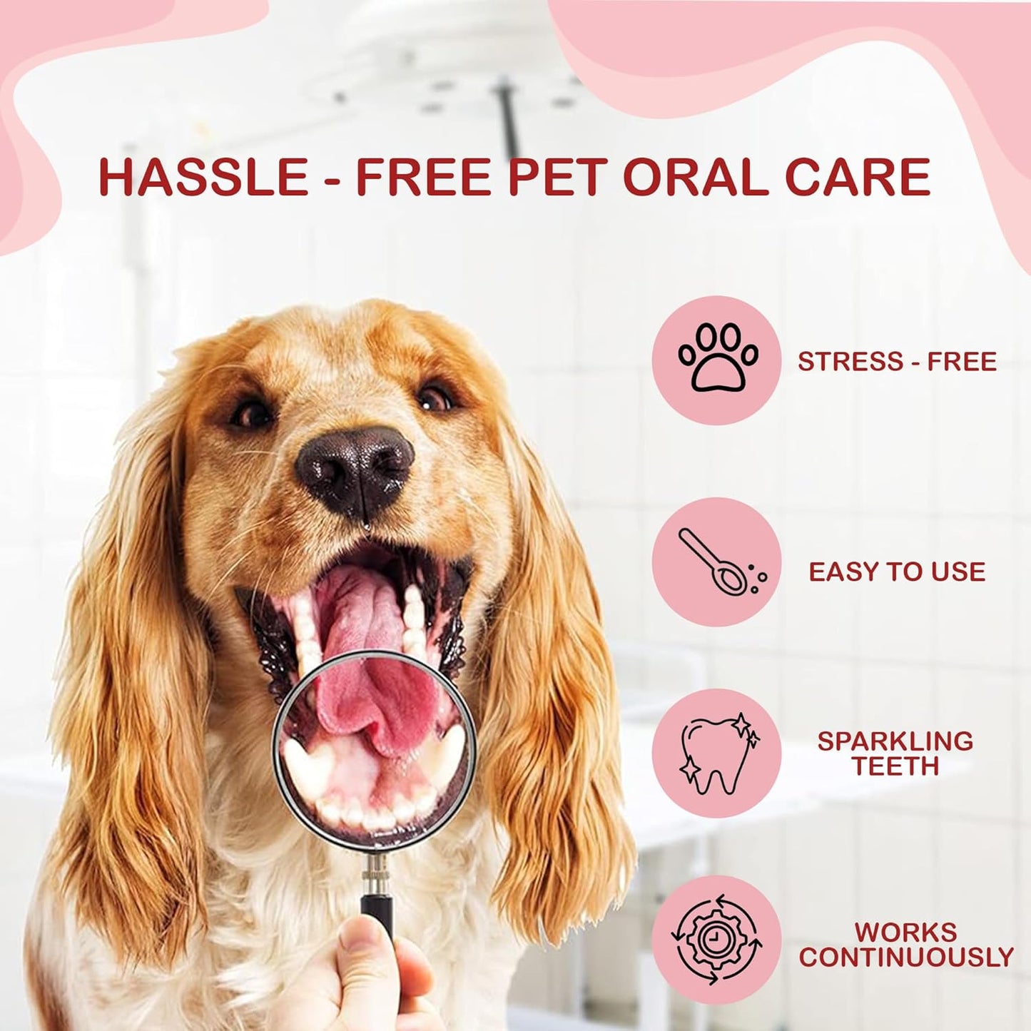 Furpeeps Dog & Cat Dental Care Powder for Water – 45 Servings – Dog Breath Freshener - Natural Plaque & Tartar Remover, No-Brush Oral Hygiene for Puppies, Seniors & Multi-Pet Homes – Vet Recommended