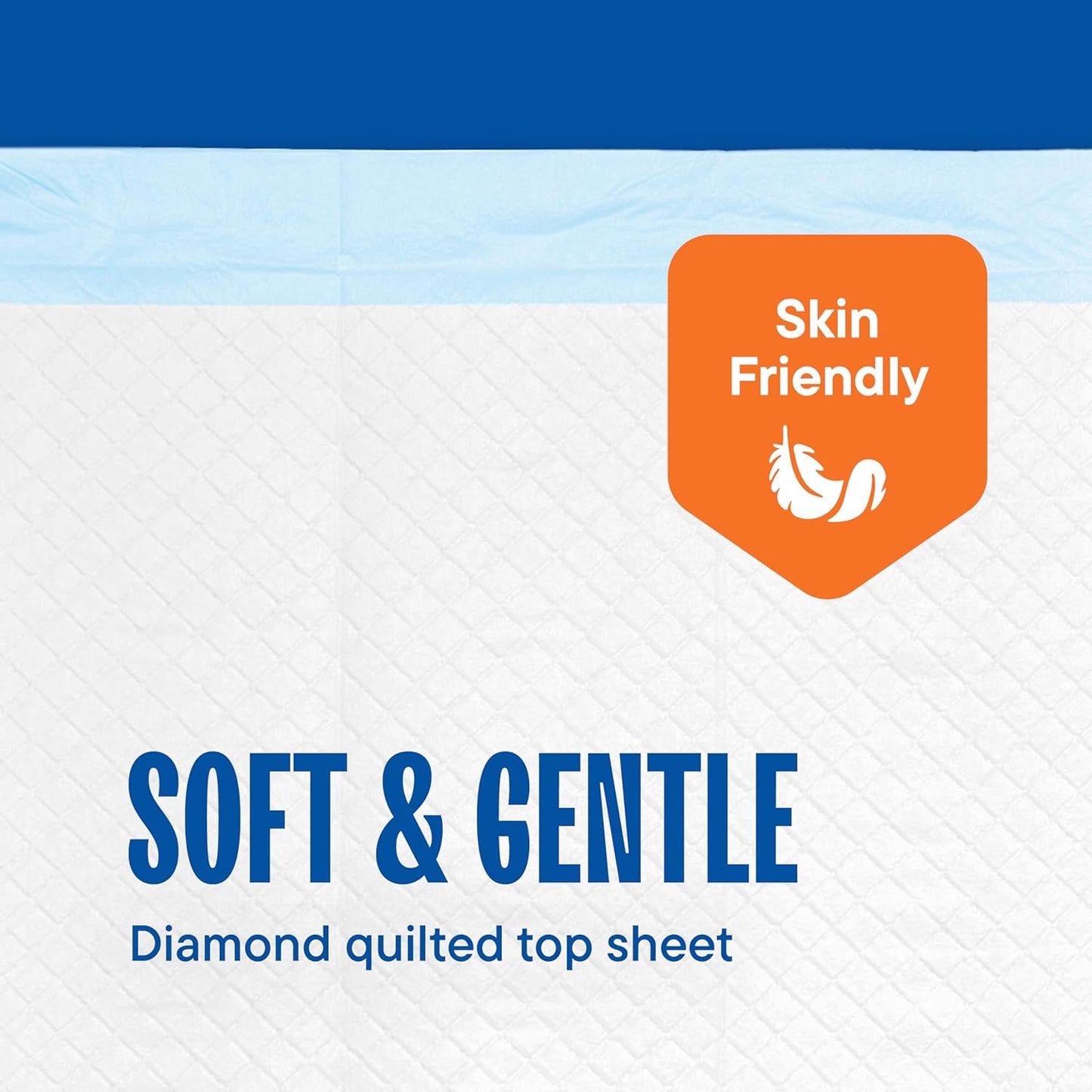 Chucks Pads Disposable [50-Pack] Underpads 23x36 Incontinence Chux Pads Absorbent Fluff Protective Bed Pads, Pee Pads for Babies, Kids, Adults & Elderly | Puppy Pads Large for Training Leak Proof