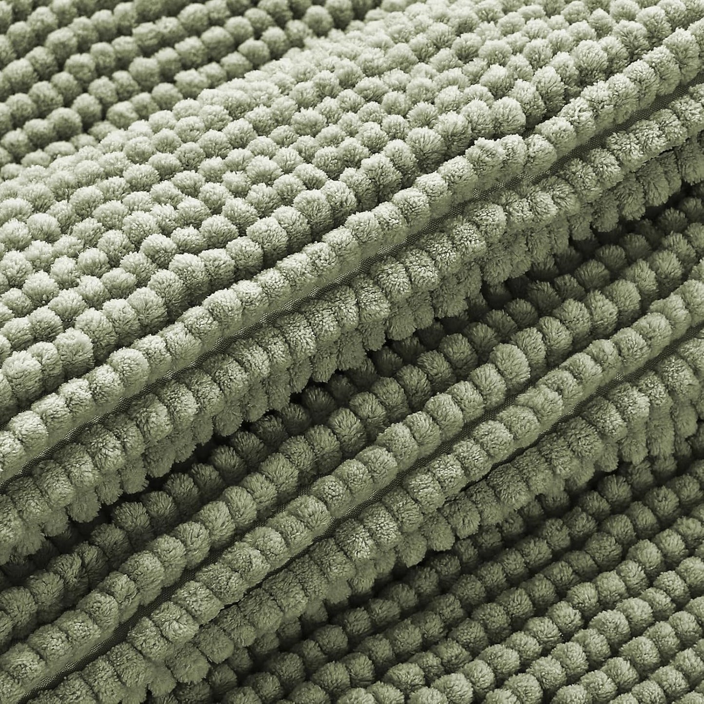 H.VERSAILTEX Plush Chenille Couch Cover for Dogs Pets Blanket for Bed Anti-Slip Soft and Durable Furniture Protector for Small Medium Large Cats Washable (52" x 82", Sage)