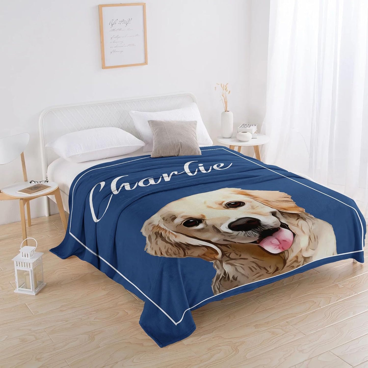 Funny DIY Personalized Pet Memorial Blanket with Photo Pet Memorial Gifts for Dogs Cats Loss of Dog Sympathy Gift Dog Bereavement Remembrance Pets Loss Gifts Custom Dogs Picture Blanket