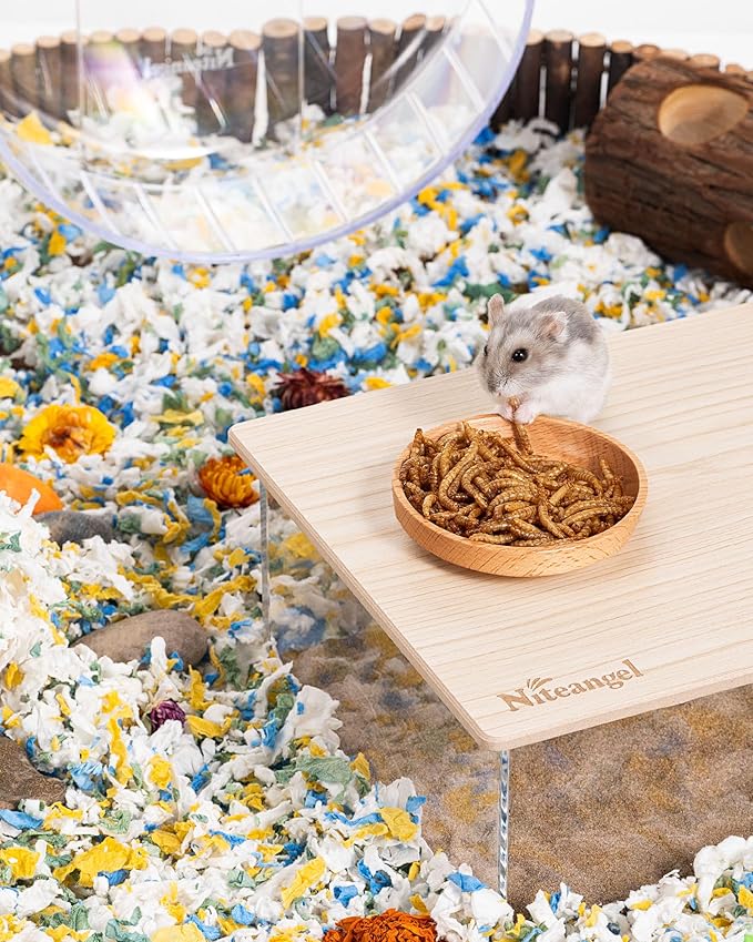 Niteangel Small Animal Snack & Treats - Small Critter Natural Treat for Dwarf Syrian Hamsters Gerbils Mice Sugar Glider Hedgehogs Chickens Birds