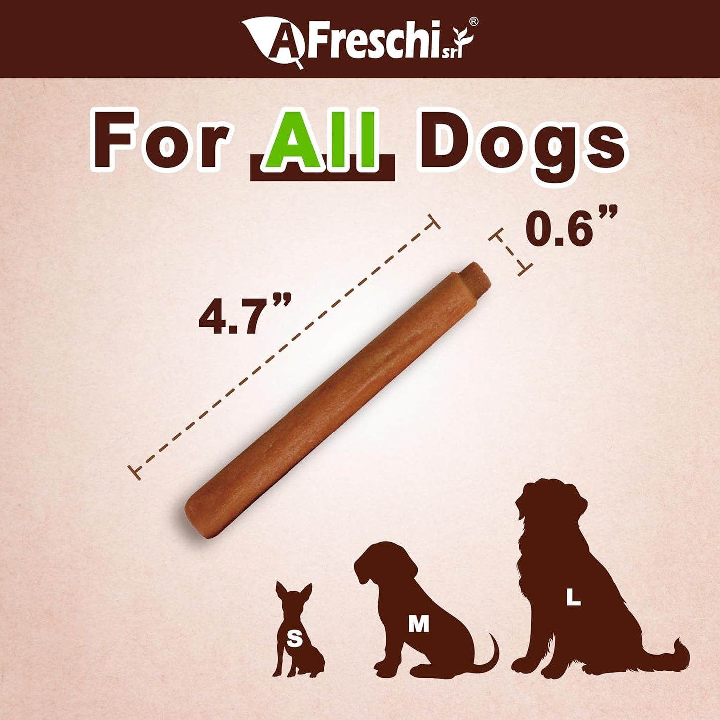 AFreschi Natural Chicken Dipped Sticks 24 oz, All Natural, Grain-Free, High-Protein, Healthy & Easily Digestible, Soft Texture