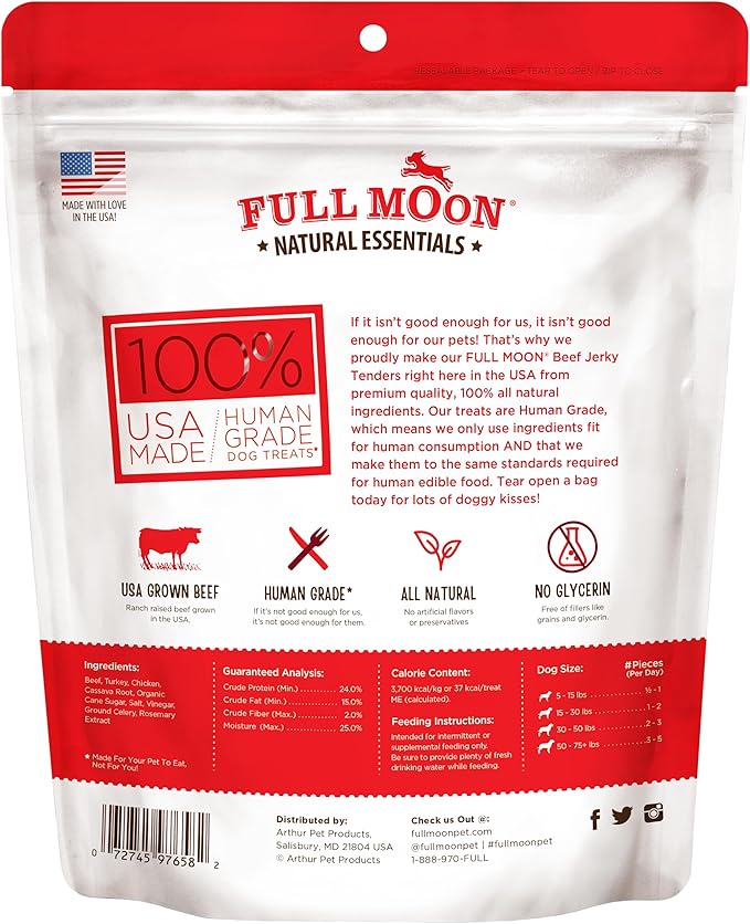 Full Moon Essential Beef Tenders 14.0 oz (Pack of 2)