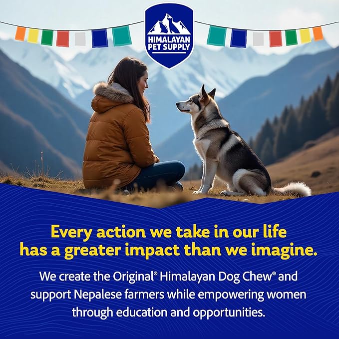 Himalayan Dog Chew Original Yak Cheese Chew, 1 X-Large Stick, 5.3 oz, Gluten Free, Healthy Treats, Grain & Lactose Free 100% Natural, Long Lasting for Dogs Over 55 lbs