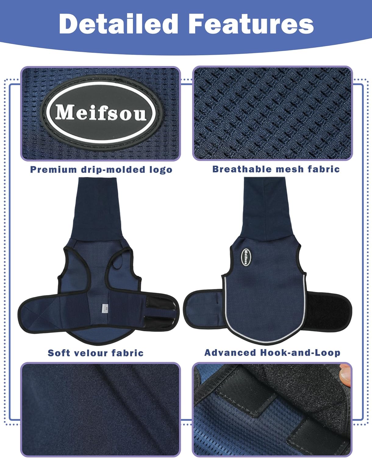 Dog Anxiety Vest with Hood, Skin-Friendly Thunder Jacket for Dogs, All-in-One Dog Calming Shirt with Hood for Thunder, Fireworks, Separation - Keep Pet Calm Without Medicine, Army Green, XL