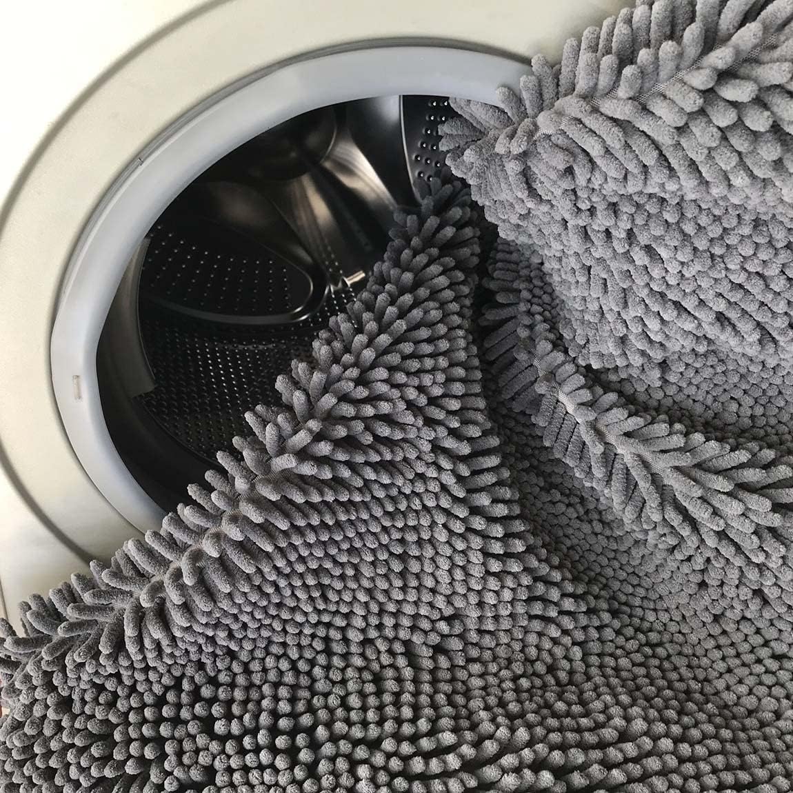 Gray Pet Dog Cat Bed Rugs Mats For Large Small Dogs Cats Doggy Puppy Paws Door Doormats Ultra Soft Shaggy Chenille Living Room Bedroom Kitchen Bathroom Area Rugs Water Absorbent Machine Washable Dry