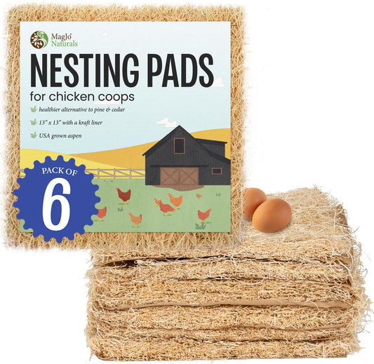 MagJo Pet Excelsior Aspen Shaving Nesting Liners (6 Pack)