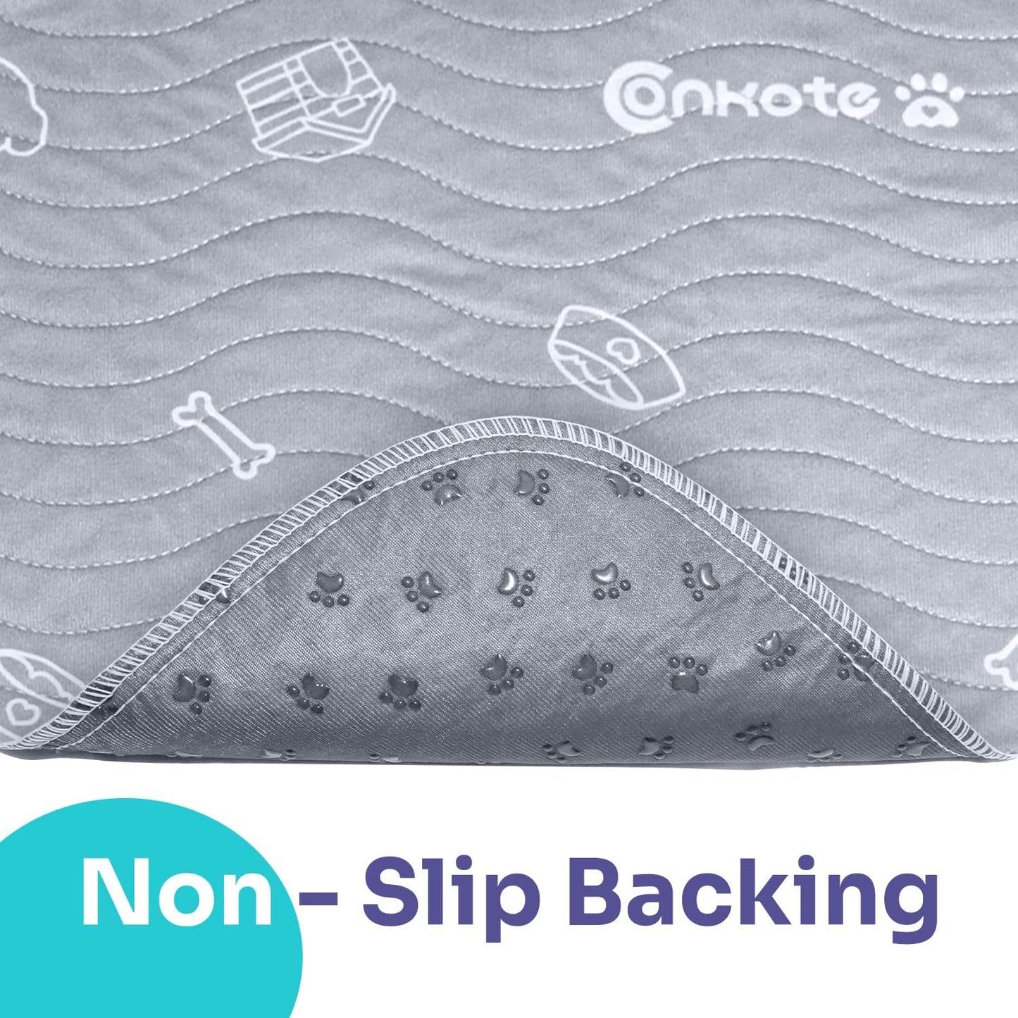 Dog Washable Pee Pads, 36"x41" Super Absorbent Reusable Puppy Pad Non-Slip Dog Playpen Mat Waterproof for Puppy Training, Potty, Playpen,Incontinence