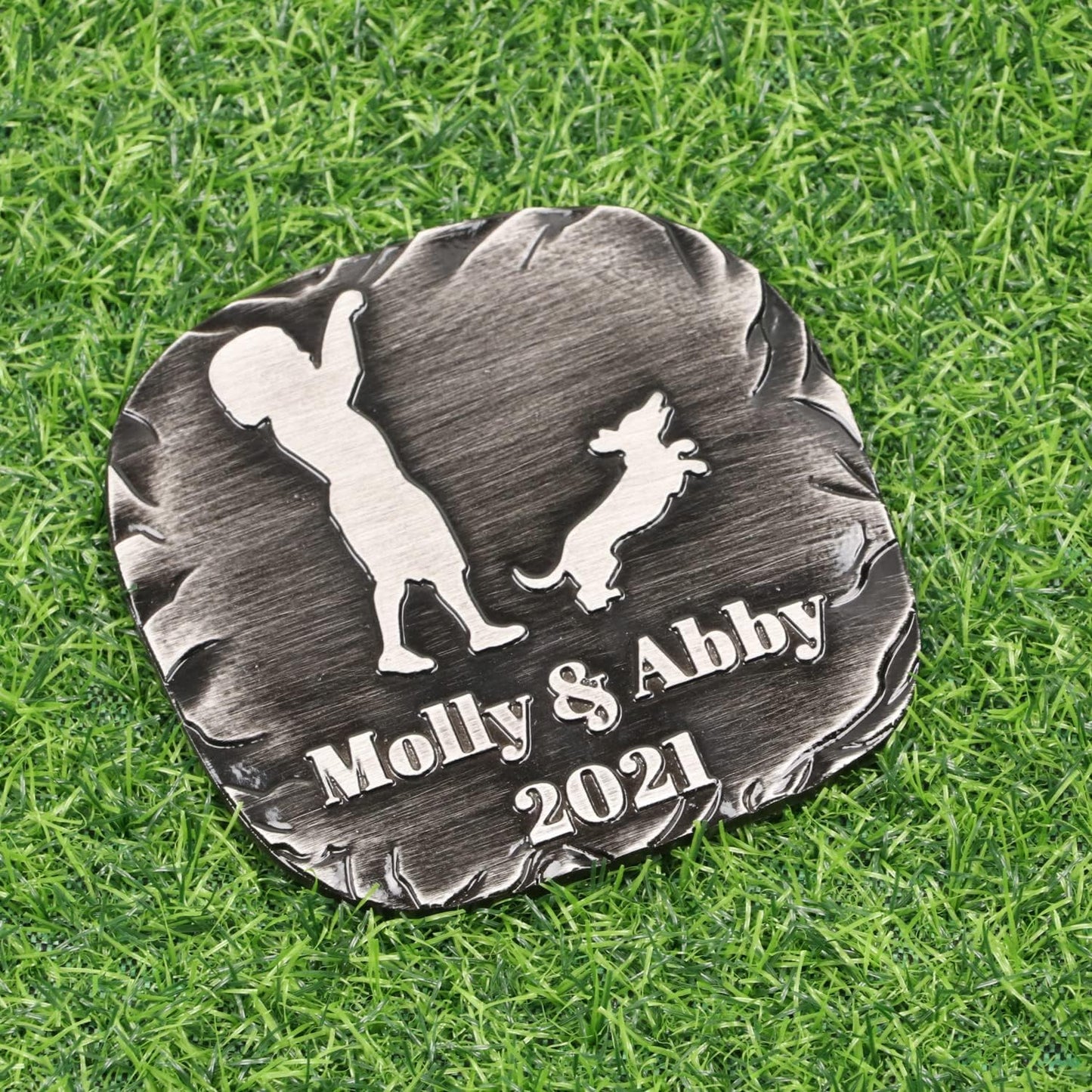 Pet Memorial Stone Cat Dog Pet Memorial Personalized Pet Grave Markers Customized Pet Grave Markers with Pet Name are a Sympathy Gift for The Loss of a Pet (Acrylic)