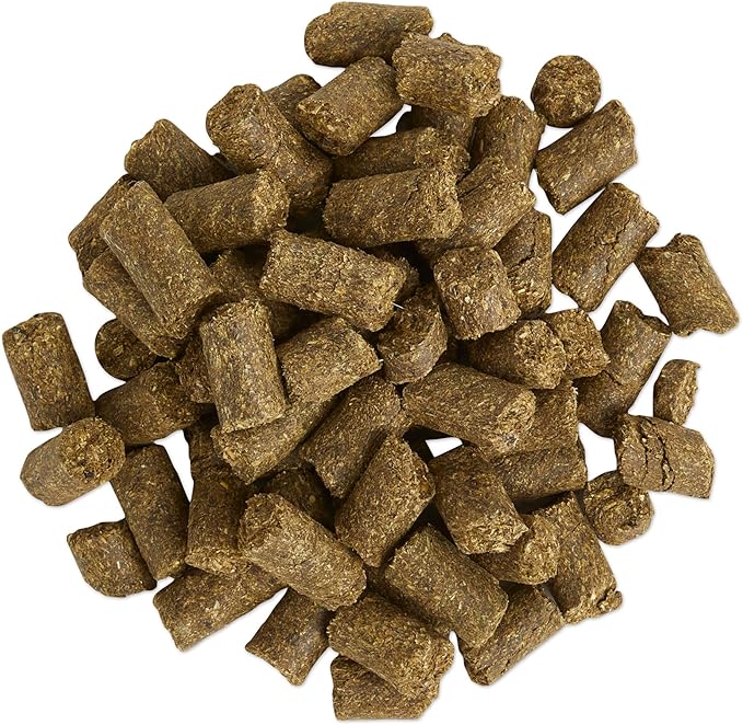 SmartEquine Equi Treats | Made with Beet Pulp & Alfalfa | High-Fiber Horse Treats | Low ESC & Starch | Bite-Sized | No Added Sugar | Carrot Cake Flavor Cookies for Horses | 4 lb Bag