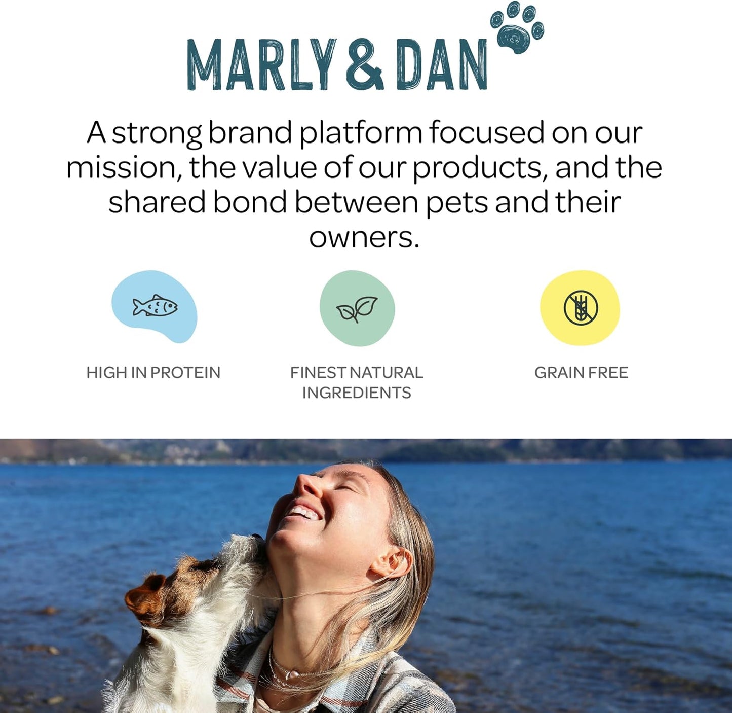 Marly & Dan Salmon Treats for Cats with Brewers Yeast & Coconut, Hairball Recipe, 3-oz Bag