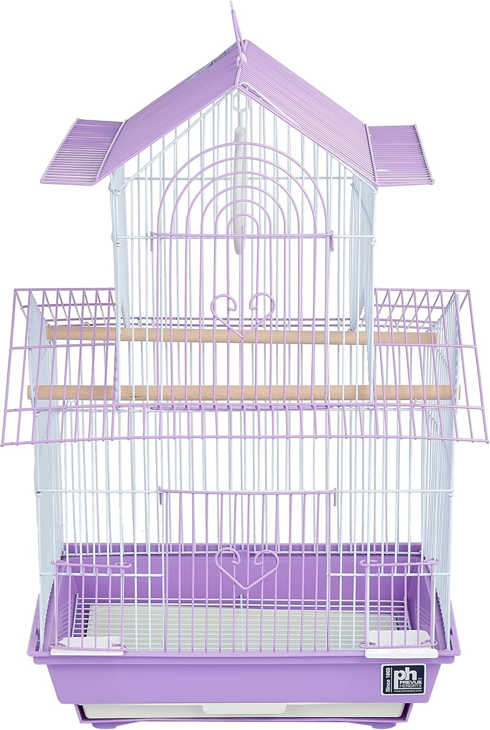 Prevue Hendryx SP1720-3 Shanghai Parakeet Cage, Lilac and White