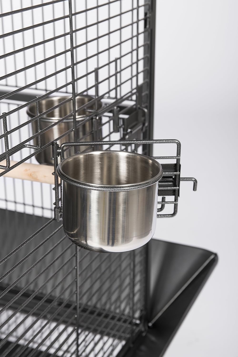 Prevue Pet Products 34521 Dometop Bird Cage, Large, Black Hammertone