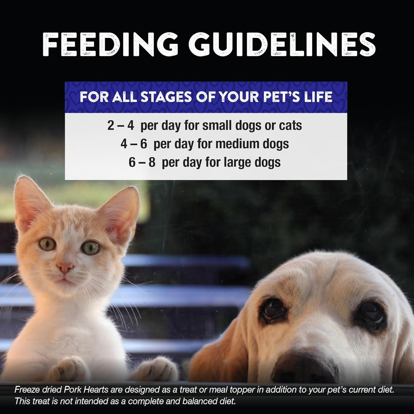 Northwest Naturals Raw Rewards Freeze-Dried Pork Heart Treats for Dogs and Cats - Bite-Sized Pieces - Healthy, 1 Ingredient, Human Grade Ingredients, All Natural, Proudly Made in USA, 3 Oz (Pack of 3)