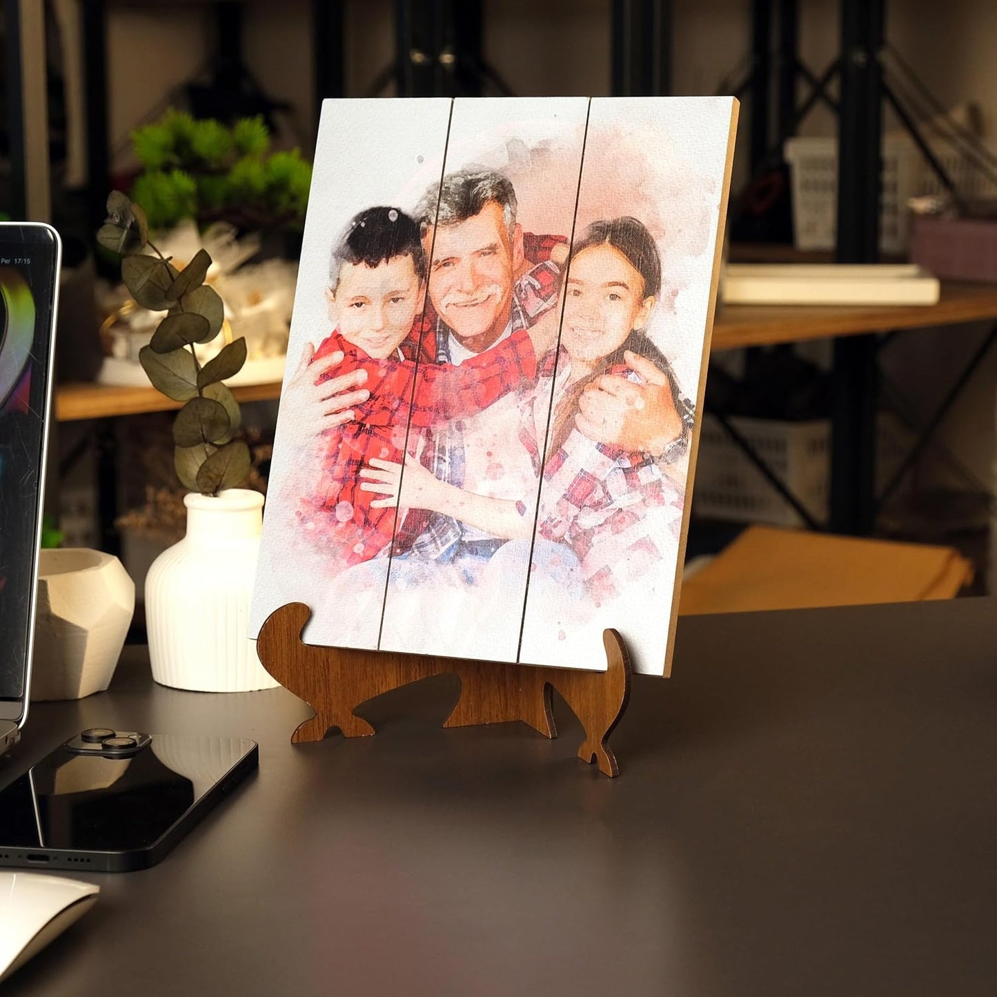 Personalized Valentine’s Day Gift for Him or Her, Custom Wooden Picture Print, Your Photo Printed on Real Wood, Rustic Wall Decor, Couple Photo Frame, Custom Photo on Wood