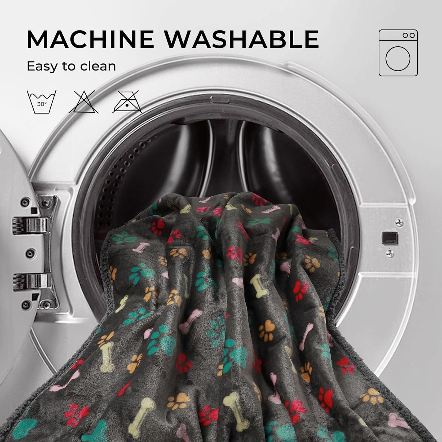 Luciphia Waterproof Pet Blankets for Couch Sofa Bed Cover Cat Liquid Pee Proof Washable Soft Fluffy Large Dog Blanket Reversible Furniture Protection Puppy Thicken X-Large（85" x 57"）