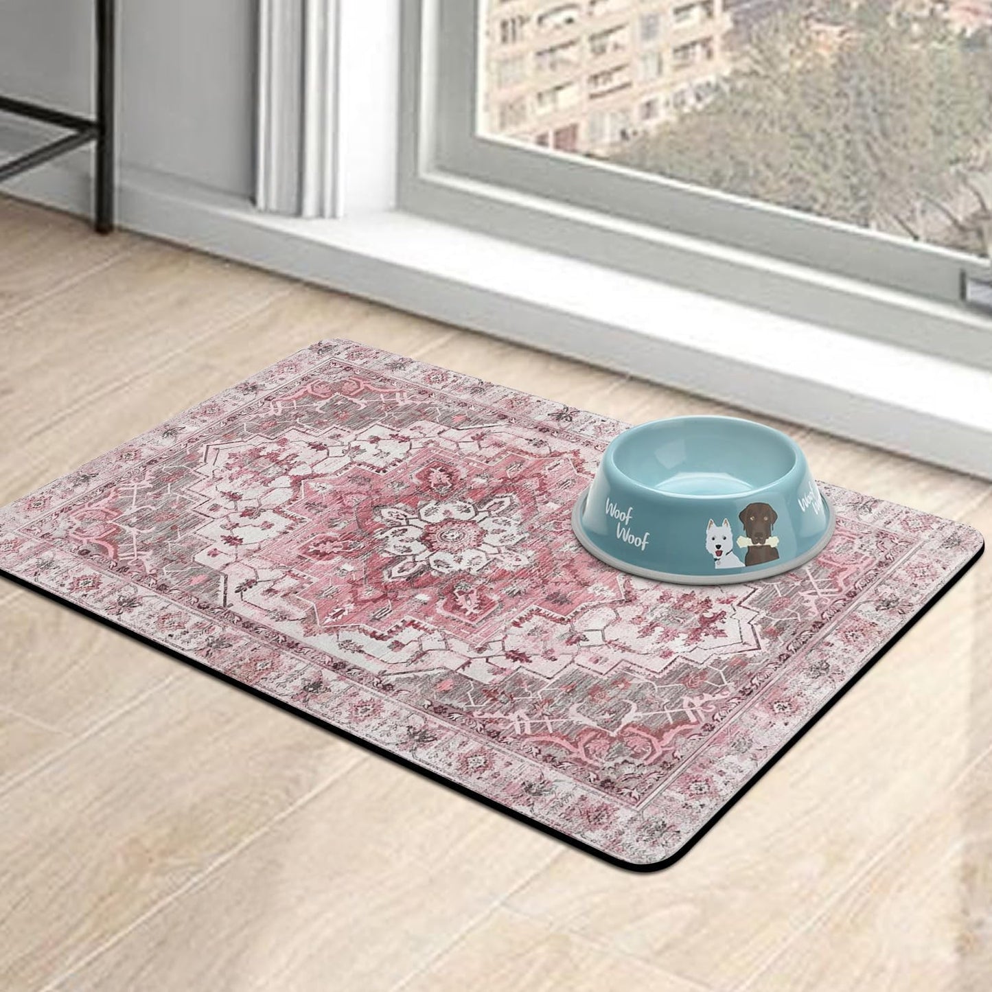 Pet Food Mats for Floor, Absorbent Dog Mat for Food and Water Dispenser Mat, Dog Food Mat Quick Dry Cat Food Mat Pet Supplies