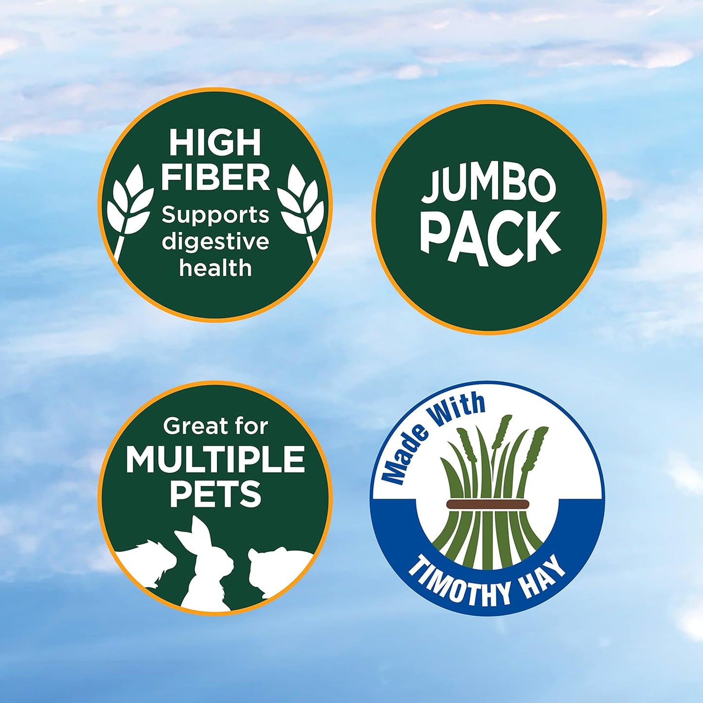 Kaytee Timothy Biscuits Baked Treat with Apple for Rabbits, Guinea Pigs, Chinchillas, Hamsters, Gerbils, and Mice, 10 oz