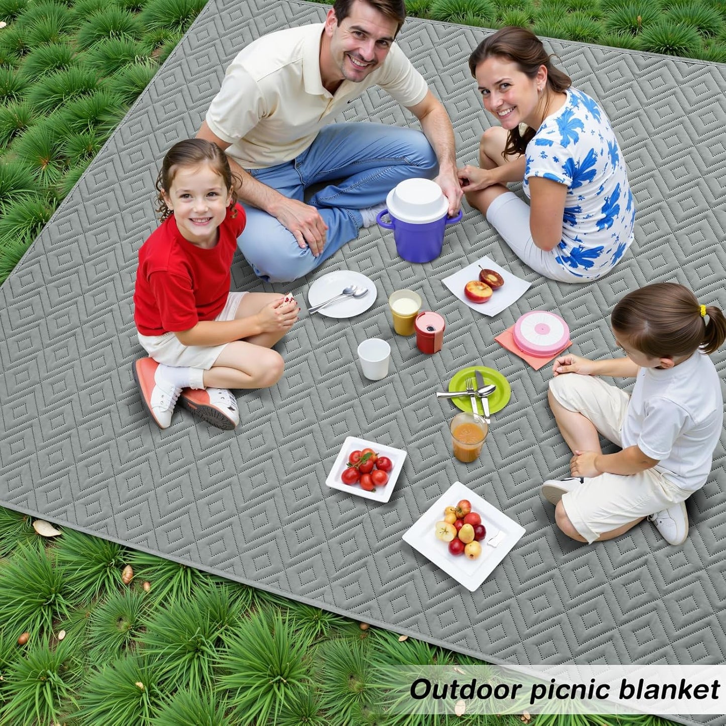 hyha Waterproof Dog Blanket, Soft Pet Bed Blankets, Waterproof Sofa Couch Cover for Dogs Washable, Reversible Pet Couch Covers for Sofa Furniture (40x50 Inch, Grey/Light Grey)