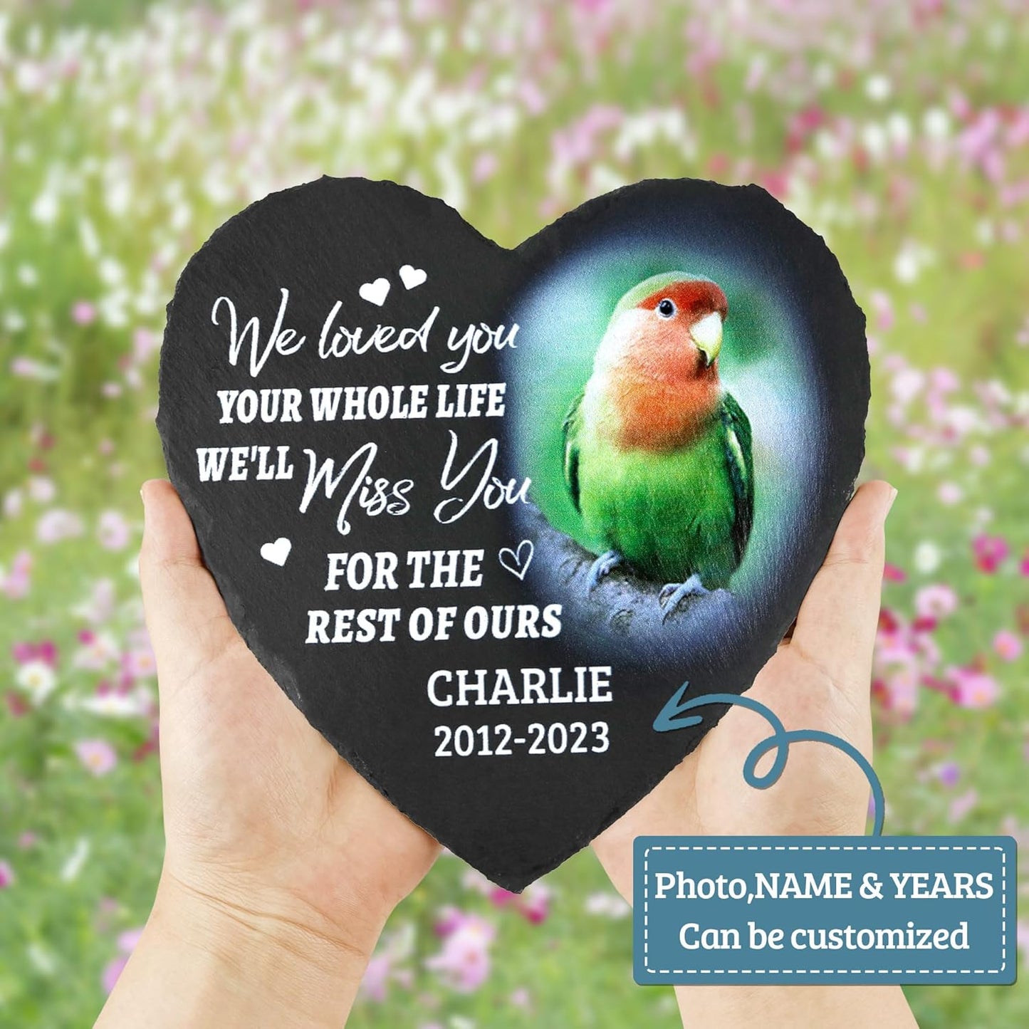 ODB Parrot Memorial Stone & Gifts - Loss Remembrance Tombstone & Grave Marker