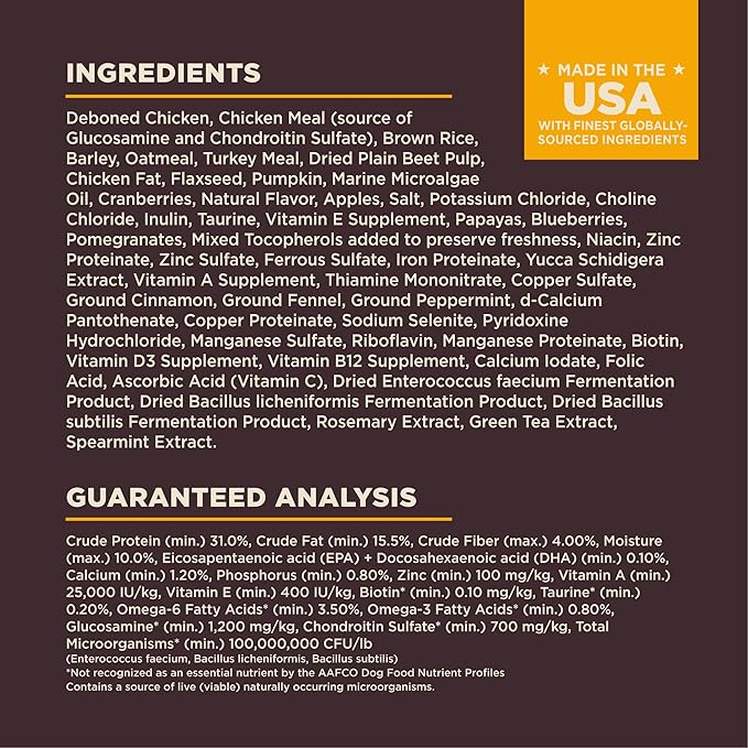 Wellness CORE Digestive Health Puppy Dry Dog Food, Wholesome Grains, Natural, Recipe for Dogs with Sensitive Stomachs, Recipe, (4-Pound Bag)