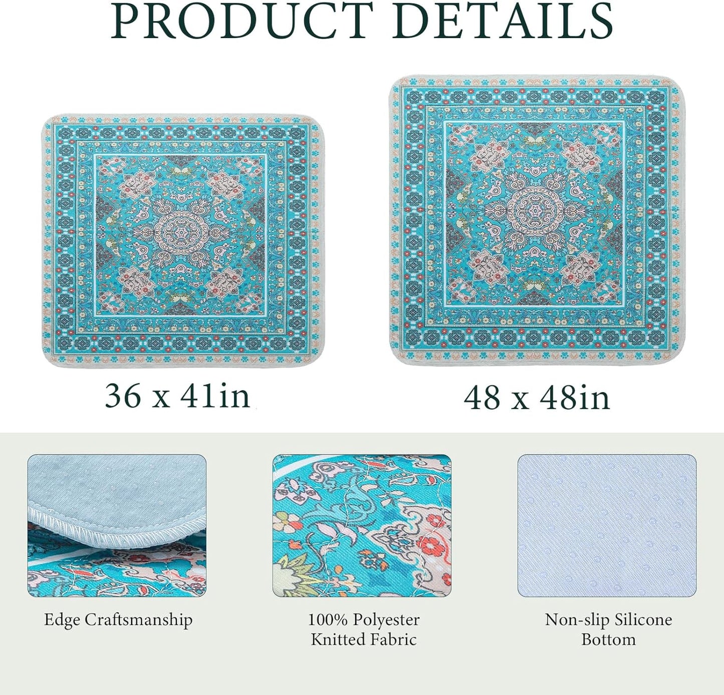 Homimp Washable Pee Pads for Dogs, 2 Pack Reusable Puppy Pads Waterproof, Absorbent and Leakproof Dog Pee Pads, Non Slip Puppy Training Pads, Pet Mat for Floor, Crate, Couch, Whelping,Blue 36"x41"